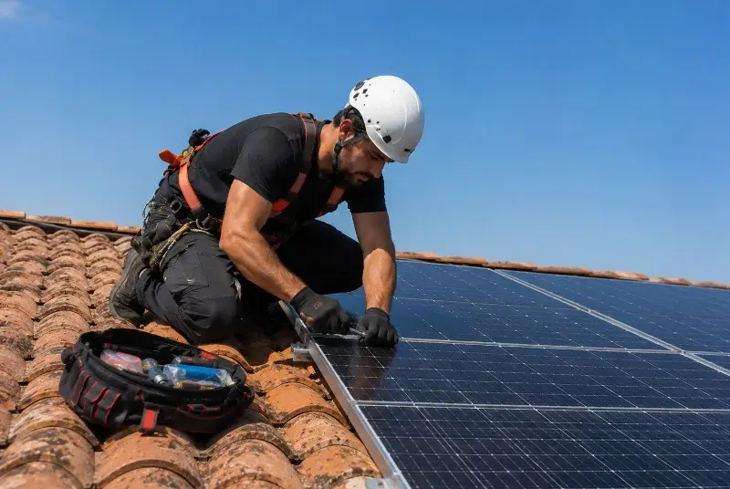 Maintenance et monitoring de panneaux solaires à Sauveterre-de-Béarn